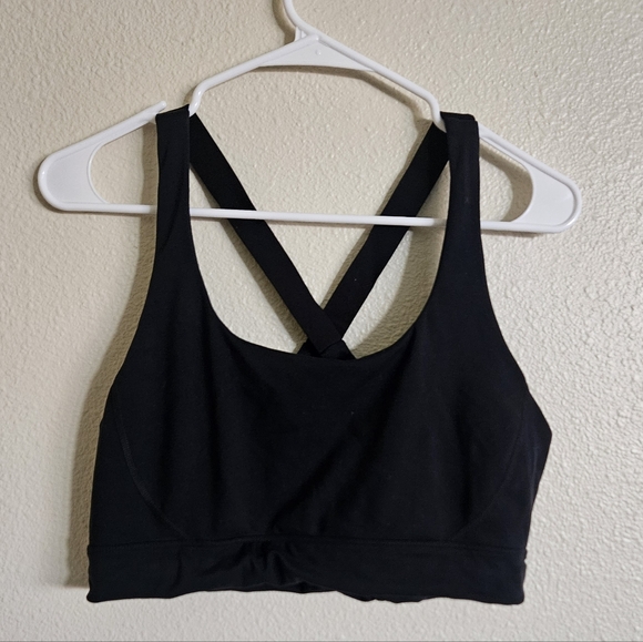 Beyond Yoga Black Cross-Back Sports Bra - Picture 1 of 5